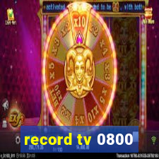 record tv 0800